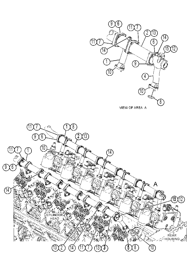 MANIFOLD GP-WATER 4419279 CAT