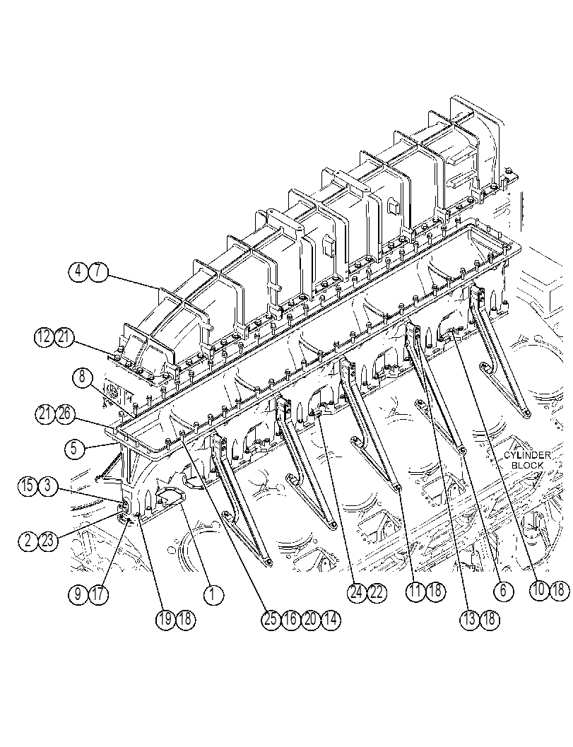 MOUNTING GP-AFTERCOOLER 4419276 CAT