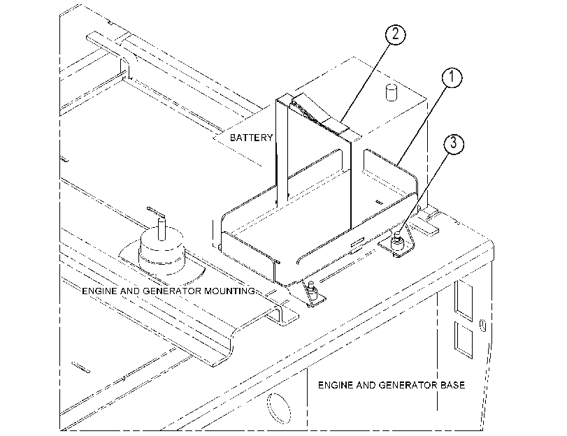 MOUNTING GP-BATTERY 3518343 CAT