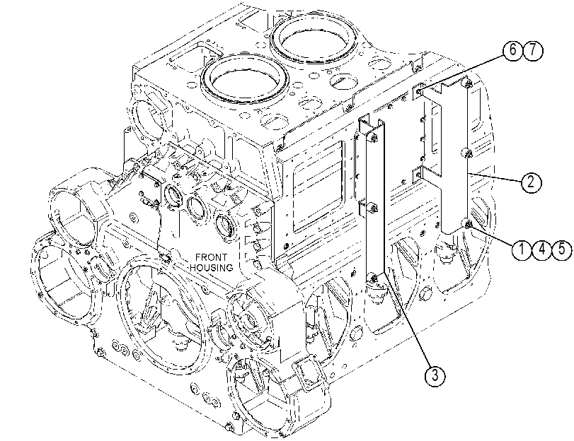 MOUNTING GP-JUNCTION BOX 4612403 CAT
