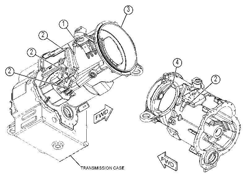 HOUSING GP-TRANSMISSION 4635173 CAT