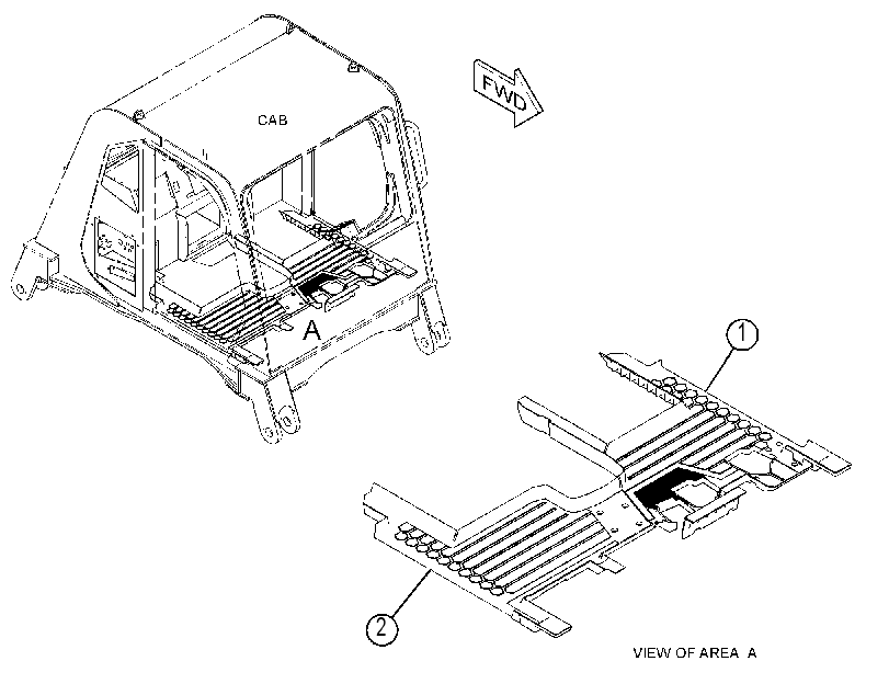 FLOOR MAT GP-CAB 4656043 CAT
