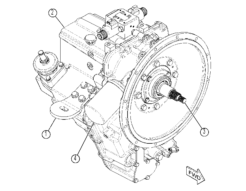 TRANSMISSION AR-DIRECT DRIVE 3669447 CAT