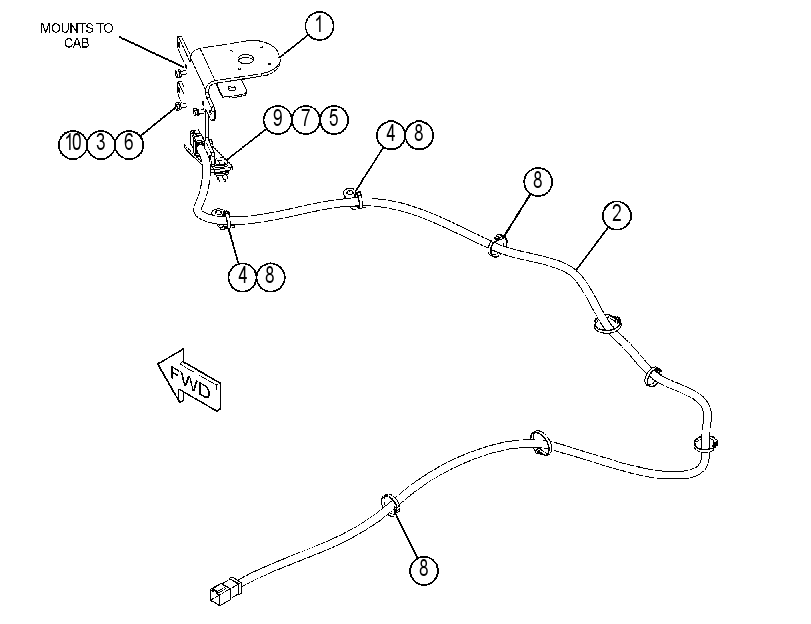 MOUNTING GP-RECEIVER 4460271 CAT