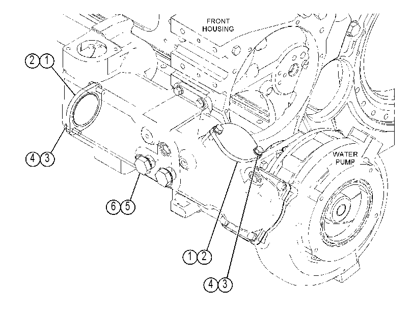 COVER GP-WATER PUMP 4243564 CAT