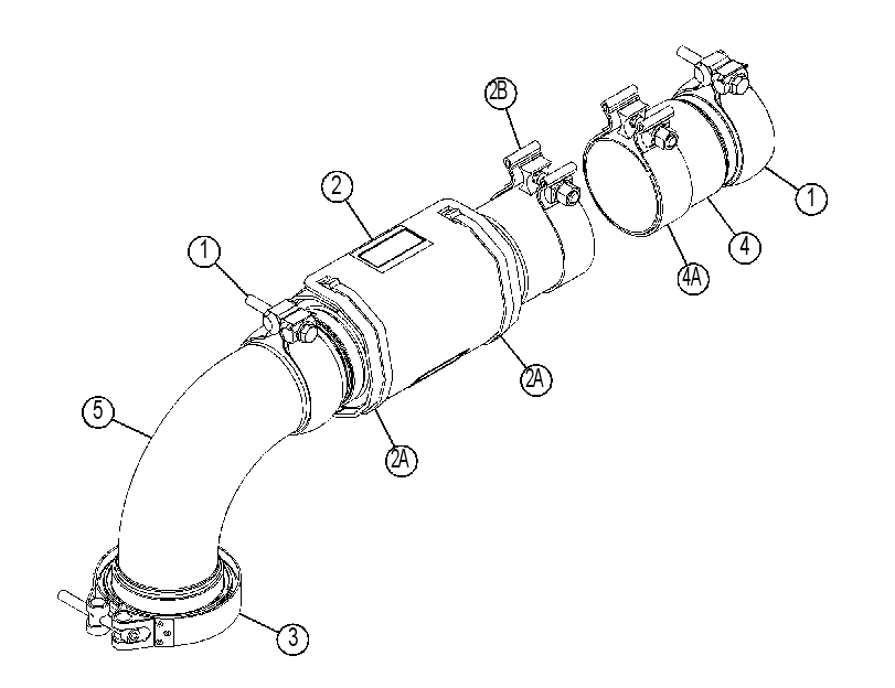 EXHAUST GP-FLEXIBLE 3998880 CAT