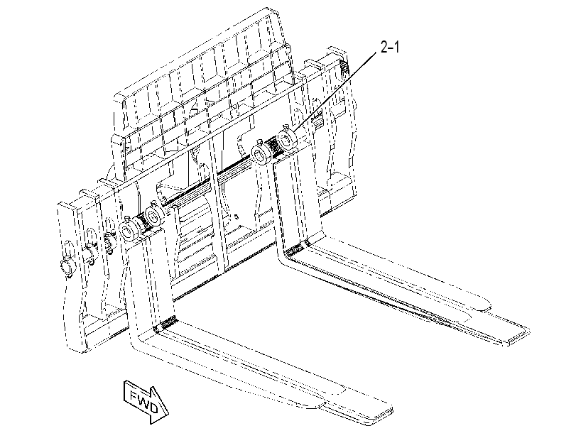 MOUNTING GP-FORK 3106250 CAT