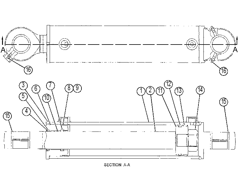 CYLINDER GP-BLADE 4443884 CAT