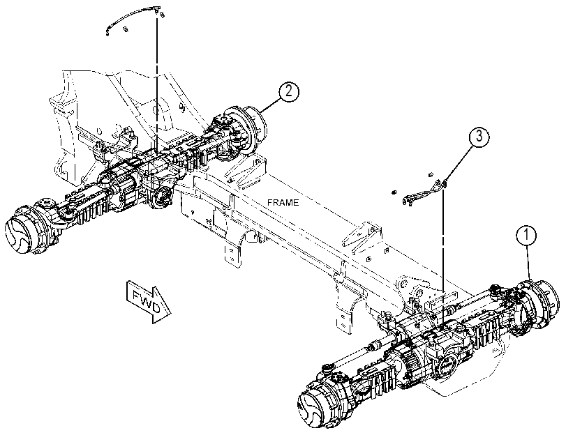 AXLE AR 4649539 CAT