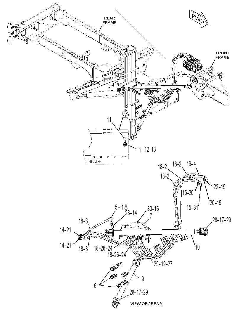 LINES & MTG GP-SNOW WING 4413105 CAT