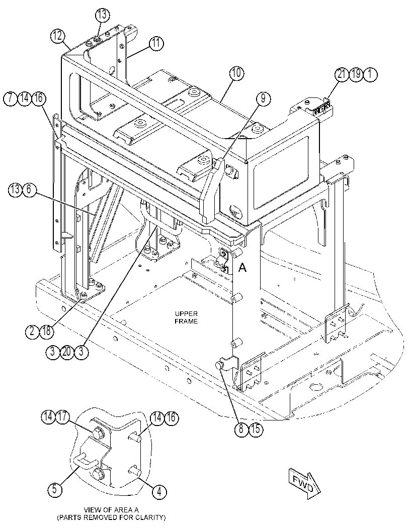 SUPPORT GP-EXHAUST 4382484 CAT