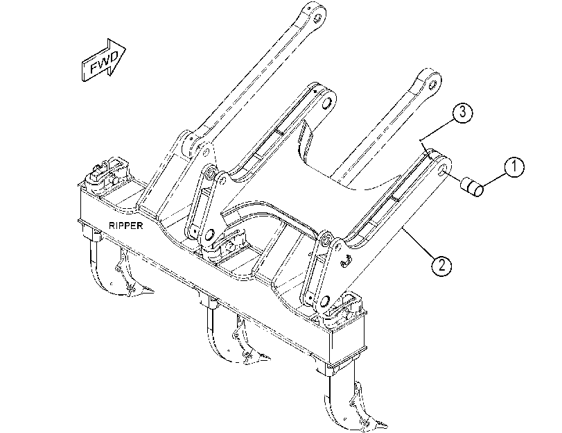 FRAME GP-RIPPER 3752437 CAT