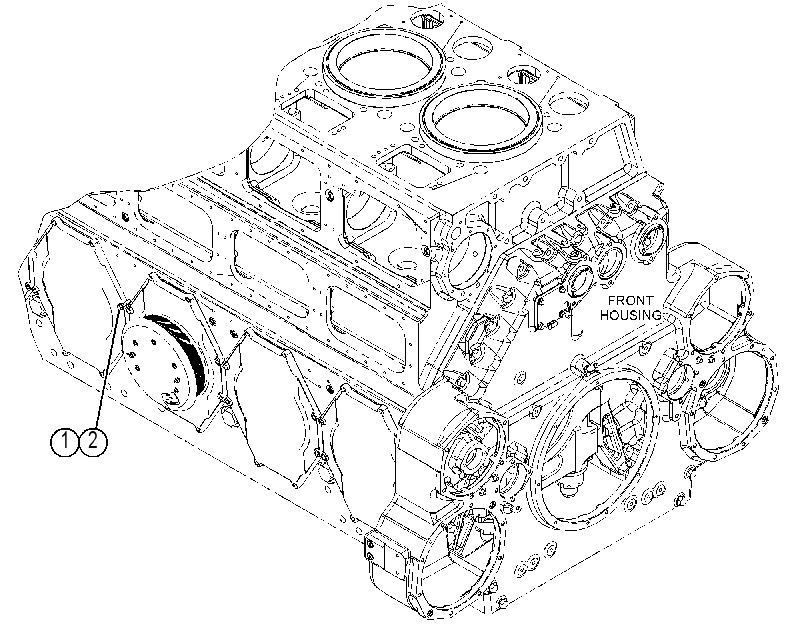 FASTENER GP-CRANKSHAFT COVER 4589729 CAT