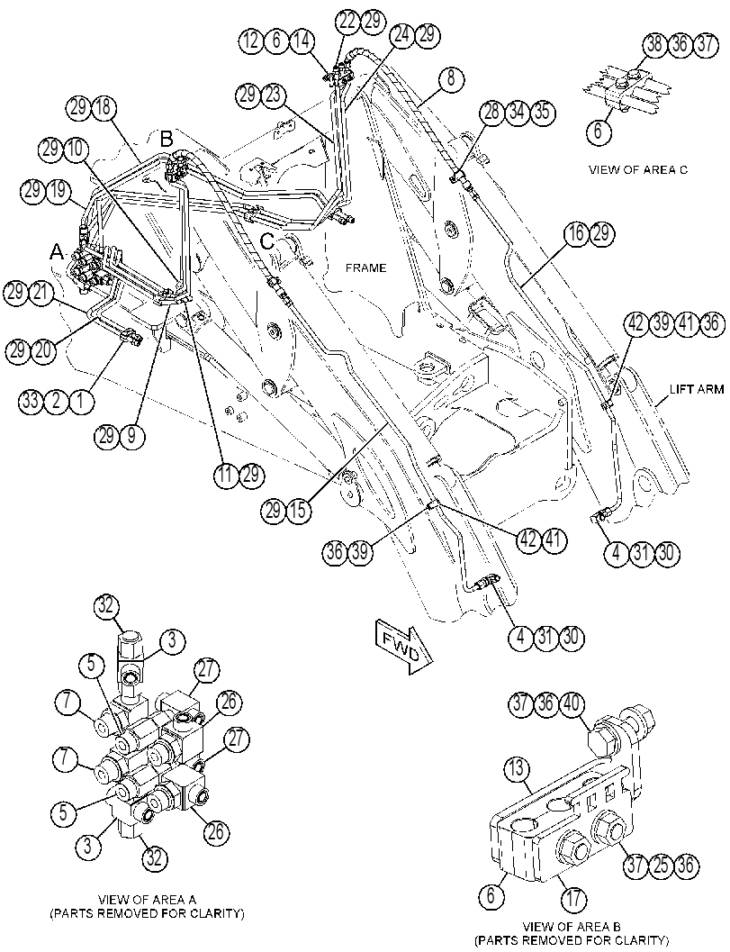 LINES GP-LIFT & TILT 4419171 CAT