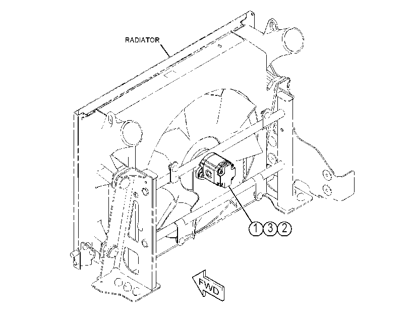 MOTOR & MOUNTING GP 4212857 CAT