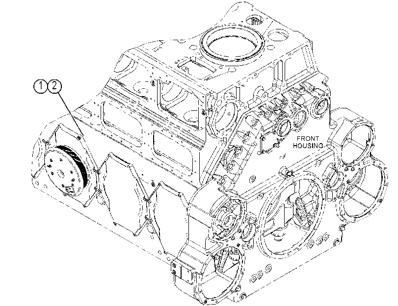 FASTENER GP-CRANKSHAFT COVER 4590520 CAT