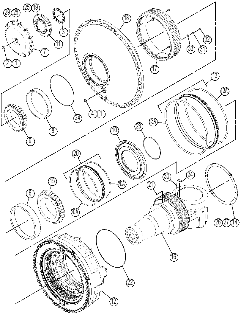 WHEEL & BRAKE GP 2161716 CAT