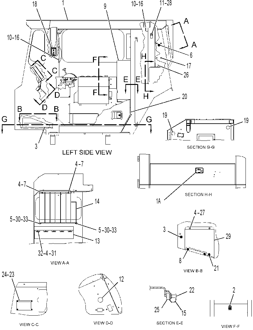 Кабина закрытая с ROPS 3462350 CAT