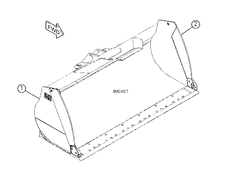 PLATE GP-BUCKET SIDE 3586089 CAT