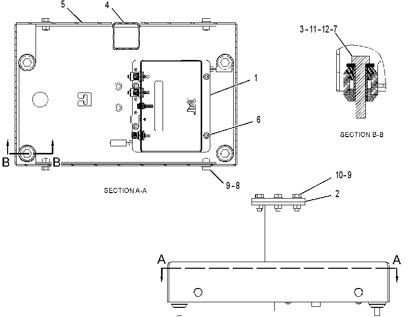 MOUNTING GP-ELECTRONIC CONTROL 4470329 CAT