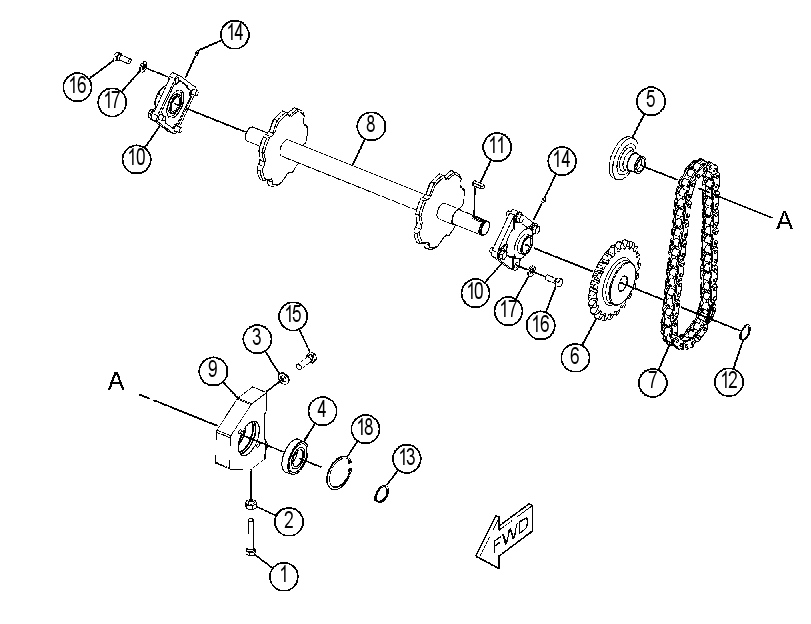 DRIVE GP-CONVEYOR 3637333 CAT