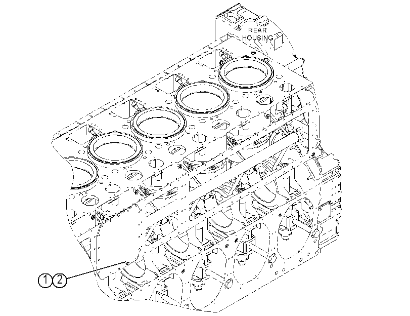 Крепёж крышки 4640335 CAT