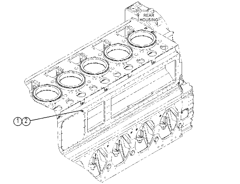 Крепёж крышки 4640338 CAT
