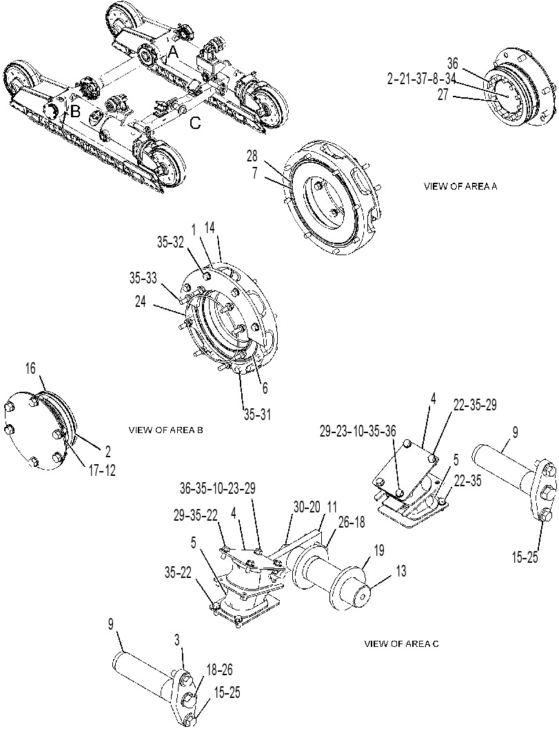 MOUNTING GP-ROLLER FRAME 4472042 CAT