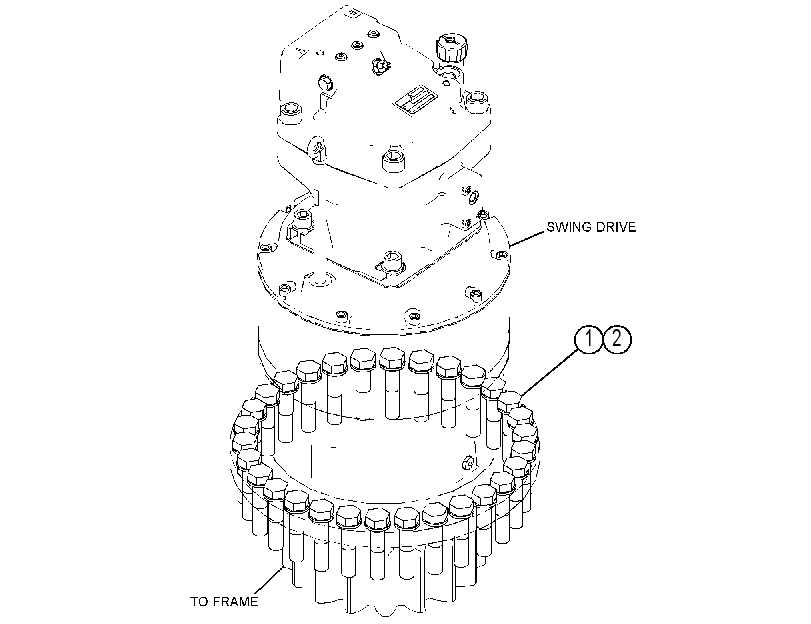 FASTENER GP-SWING DRIVE 3958990 CAT