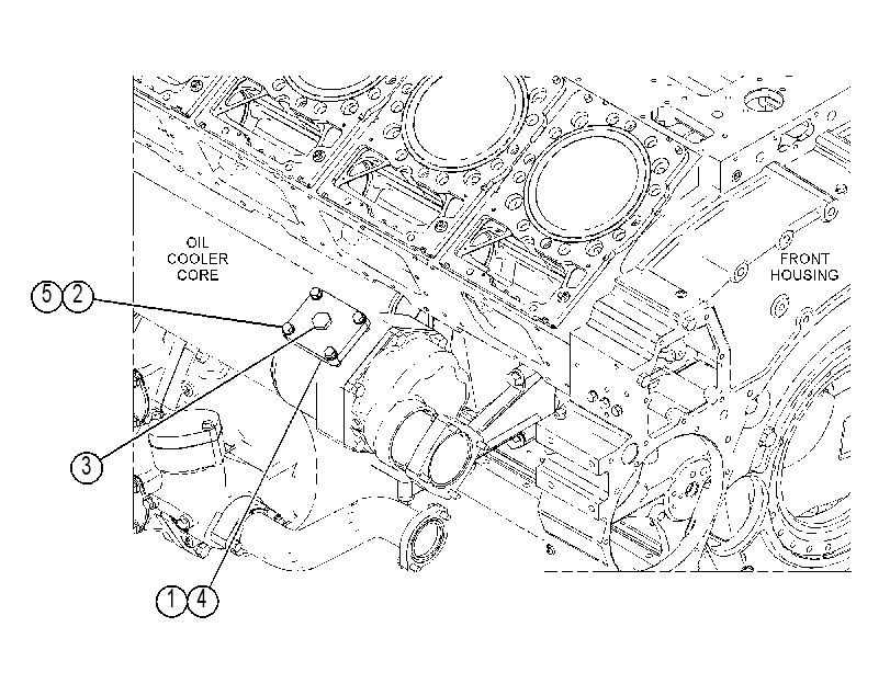 COVER GP-ENGINE OIL COOLER 4387487 CAT