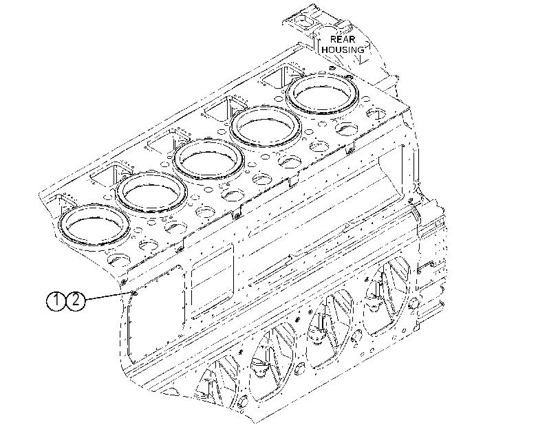 Крепёж крышки 4640337 CAT