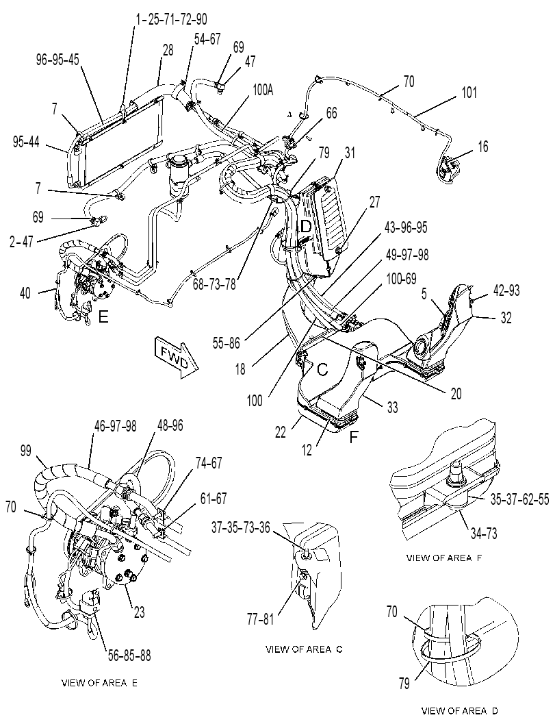 KIT-AIR COND & HEATER INSTL 3888267 CAT