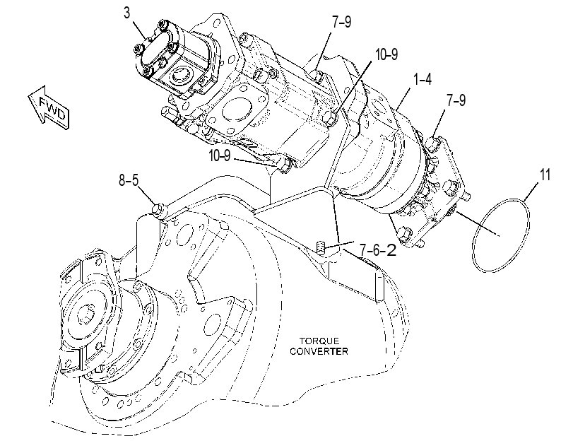 PUMP & MTG GP-PISTON & GEAR 4330572 CAT