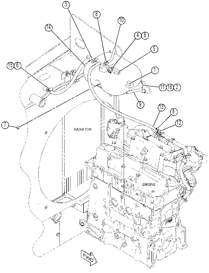 RECOVERY GP-COOLANT 4641261 CAT