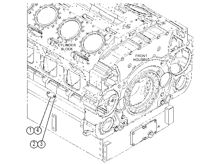 COVER GP-ENGINE OIL LINE 4273754 CAT