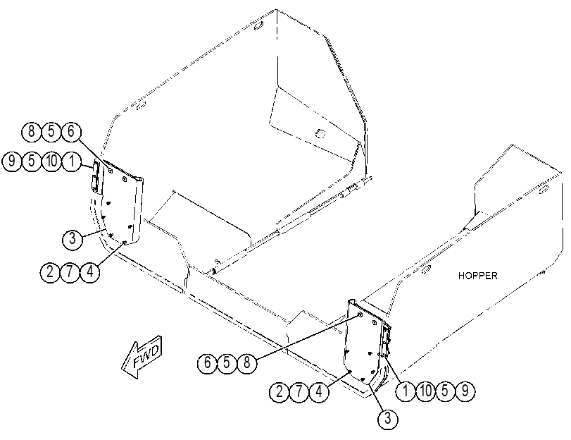 FLASHING GP 4602967 CAT