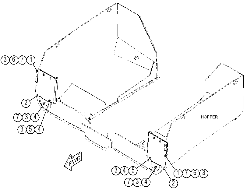 FLASHING GP 4602968 CAT