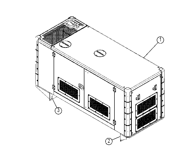 ENCLOSURE AS-GENERATOR 3494183 CAT
