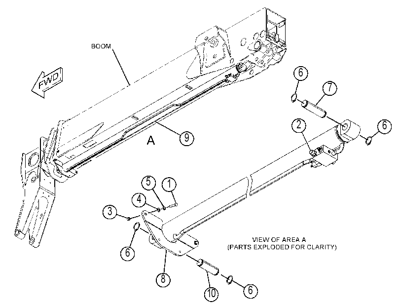 CYLINDER & MTG GP-BOOM 4645071 CAT