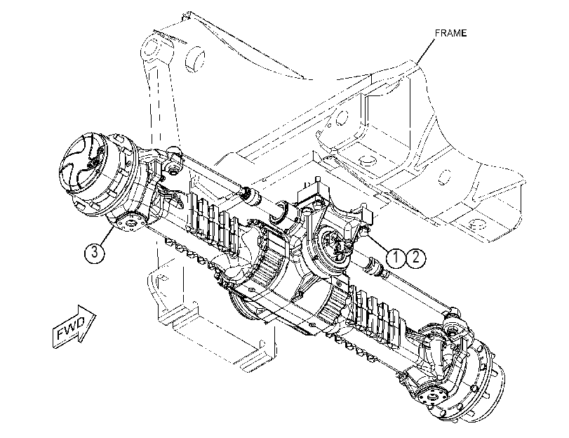AXLE & MOUNTING GP 4646983 CAT