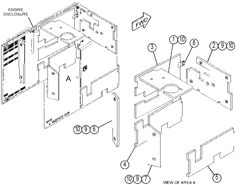INSULATION GP-SOUND SUPPR 4465073 CAT