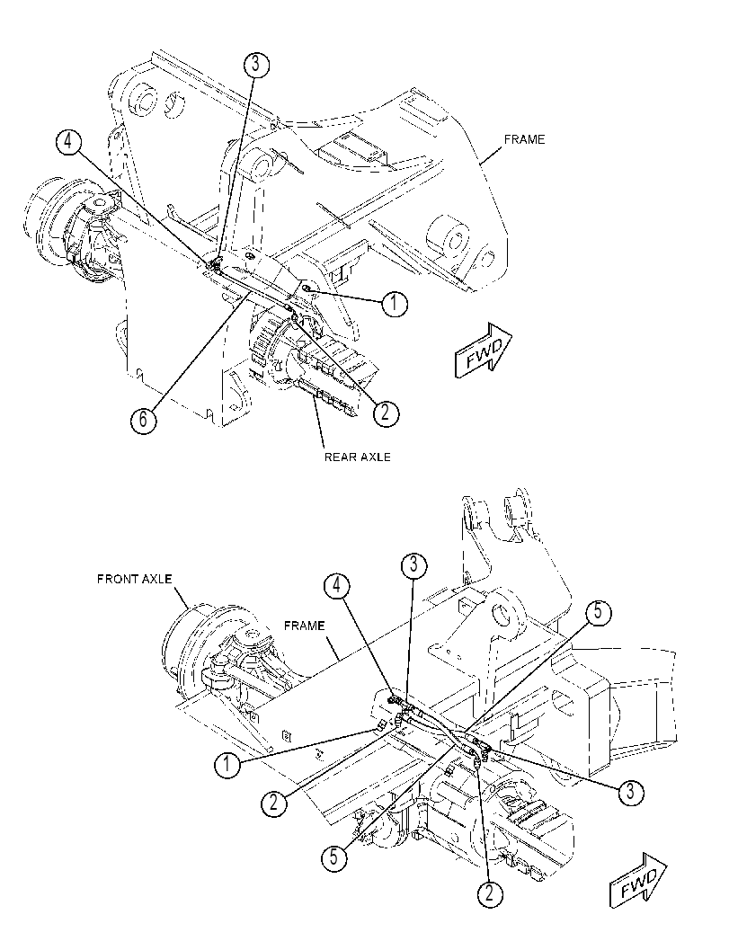 LINES GP-DIFFERENTIAL LOCK 4646984 CAT