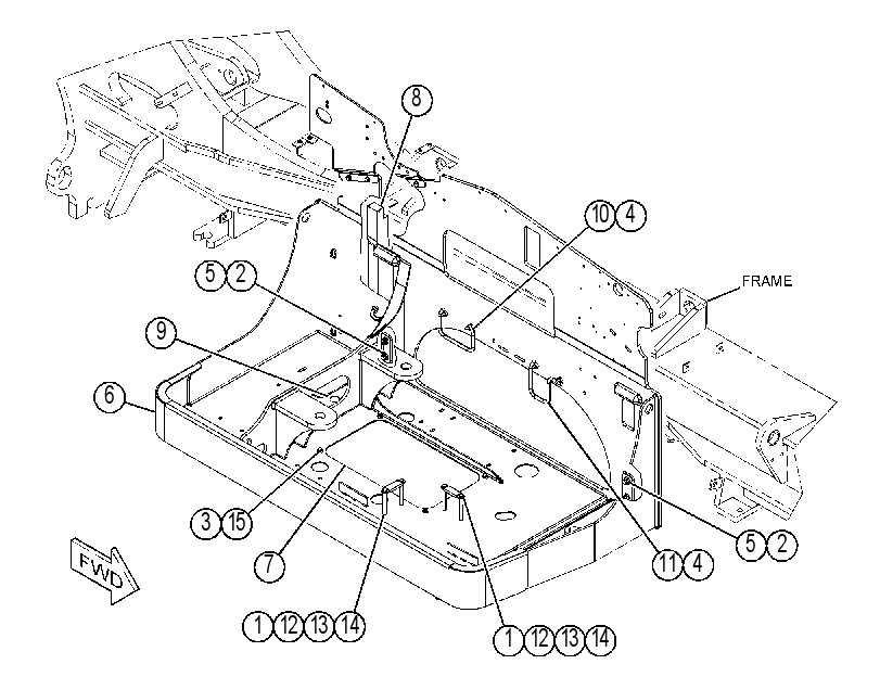 FRAME GP-MAIN 4651085 CAT