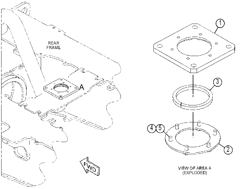 PLATE GP-MOUNTING 1847610 CAT