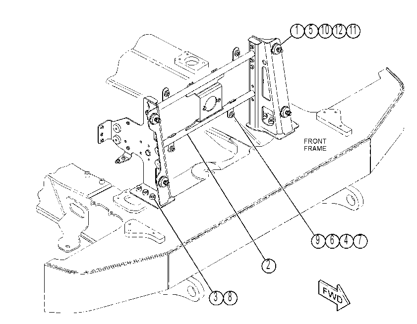 SUPPORT GP-AFTERCOOLER 4214814 CAT