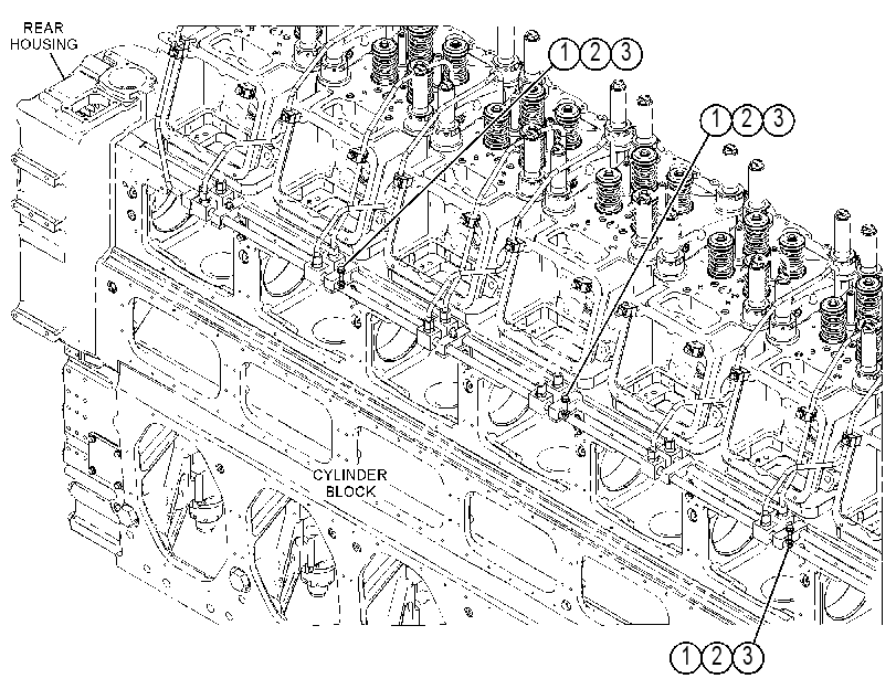 FASTENER GP-FUEL INJ LINES 4649676 CAT