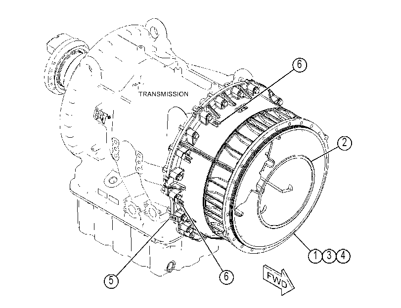 HOUSING GP-TORQUE CONVERTER 3533823 CAT