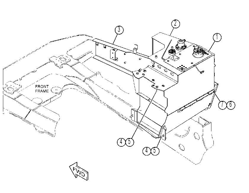 TANK AR-FUEL 3881793 CAT