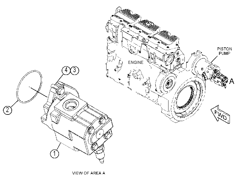 PUMP & MTG GP-GEAR 3781303 CAT