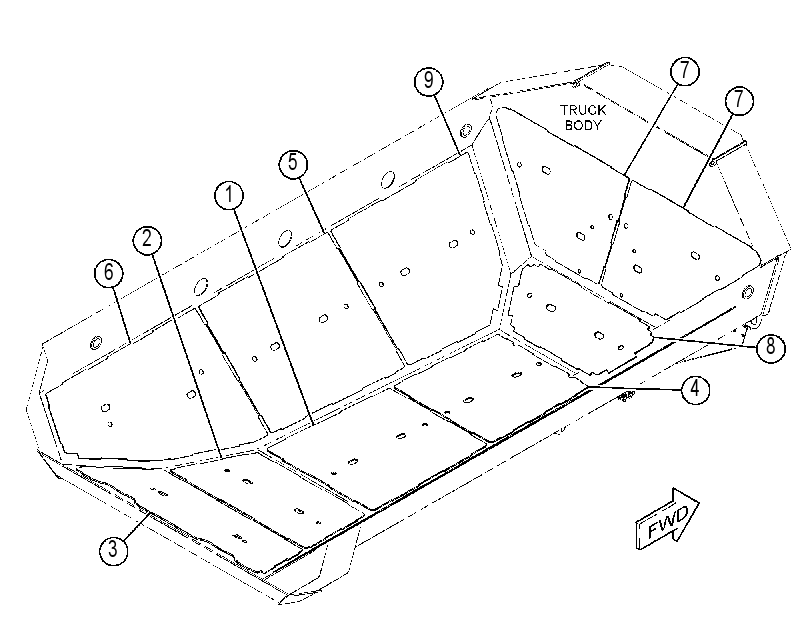 LINER GP-BODY 4379793 CAT